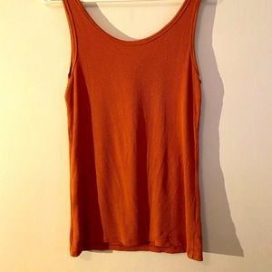 American Eagle orangish tank in medium.